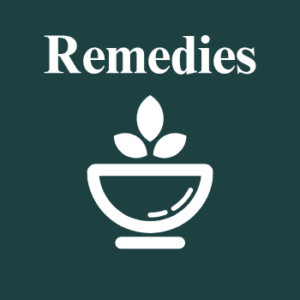 Natural Health Remedies category with bowl of herbs