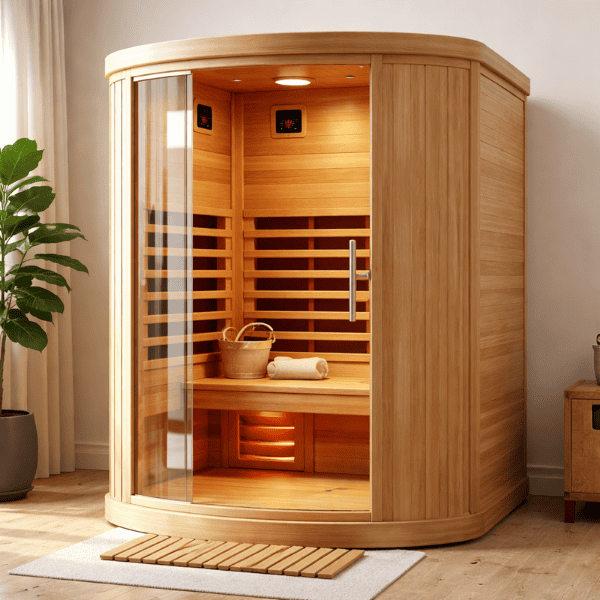 Home sauna indoor wooden and infrared styles for personal wellness