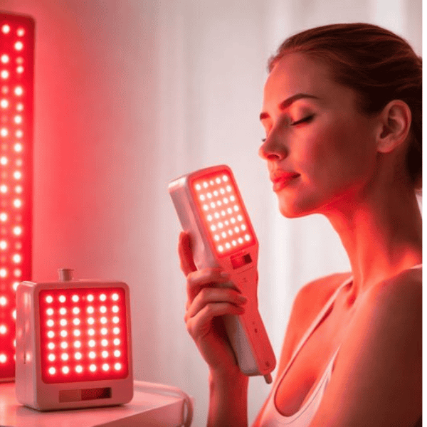 Infrared light therapy device for holistic wellness and relaxation