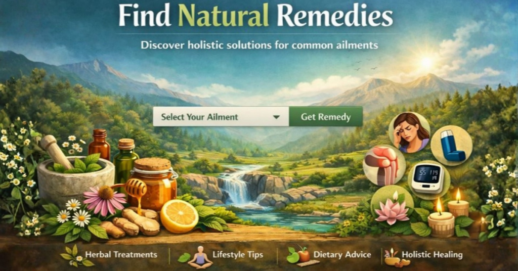 Natural Remedy Index Tool Natural Remedies index tool for holistic solutions.