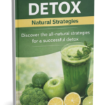 Professional green detox ebook cover with juice, lemon, apple, and broccoli