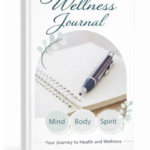 Wellness journal planner for self-care, habits, and goals