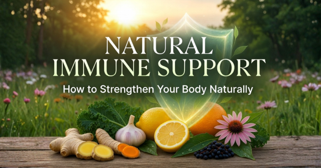 Natural ways to support the immune system Natural immune support foods